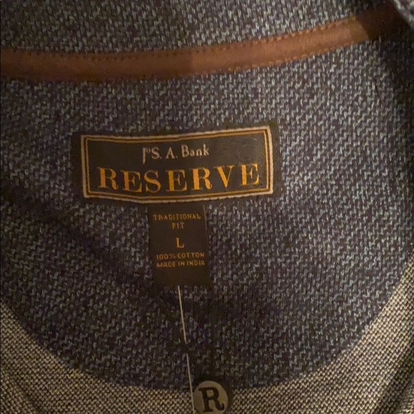 Jos. A. Bank reserve quarter zip sweater. - Picture 2 of 2